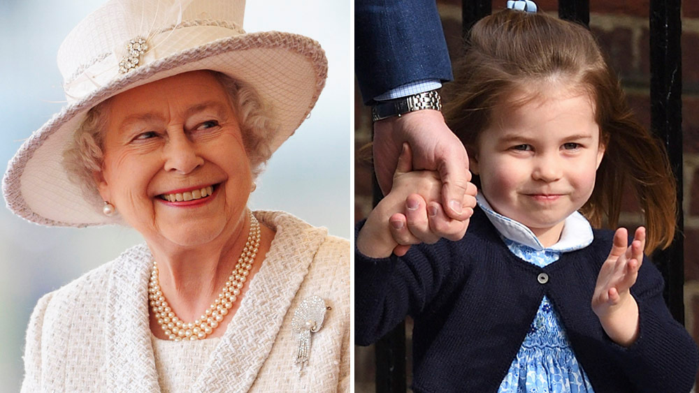 Księżniczka Charlotte Kate William Elżbieta II Brytyjska Rodzina Królewska