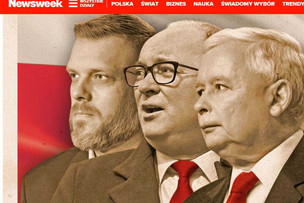Zandberg Czarzasty Kaczyński Newsweek