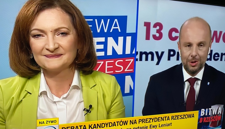 Ewa Leniart i Konrad Fijołek Wybory w Rzeszowie 2021